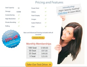 ConferenceIQ features & pricing chart